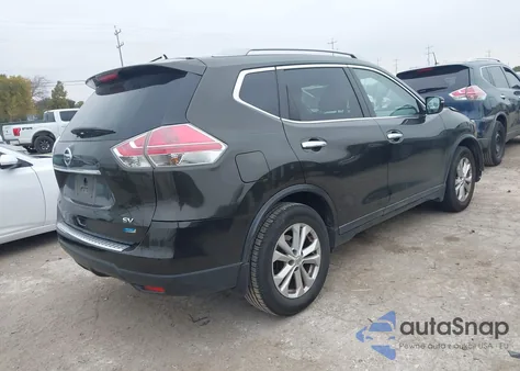 2014 Nissan Rogue Sv z USA, uszkodzony, nr VIN 5N1AT2MT9EC865689